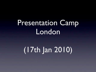 Image Attributions
The following images are used under a Creative Commons licence, and have been downloaded
from http://ﬂickr.com. Many thanks to everyone who makes their images available for use in this
way. Please consider licensing your own images via Creative Commons.

Slide 9, Teleprompter at Cisco by Robert Scoble - http://ﬂic.kr/p/4tUKoz
Slide 34, Barack Obama by timkelley - http://ﬂic.kr/p/5BfhmJ
Slide 53, Time by John-Morgan - http://ﬂic.kr/p/4y3Rug
Slide 55, How to conquer Europe with one smile by e³°°° - http://ﬂic.kr/p/68zgbB
Slide 56, Scary Nightmare Horror Scream Girl by Pink Sherbet Photography - http://ﬂic.kr/p/6qJsiA
Slide 57, Thunderbolt by mandolux - http://ﬂic.kr/p/3p46fM
Slide 58, ﬁre alarm by TheTruthAbout... - http://ﬂic.kr/p/54CNmN

I personally made the images on slides 7, 8, 19, 28, 29, 31, and 33. The image on slide 67 is part of a
real architecture model, kindly provided to me by Kevin Robson.

I licensed all the other photographs from http://iStockPhoto.com, a wonderful source of high
quality royalty free images.
 