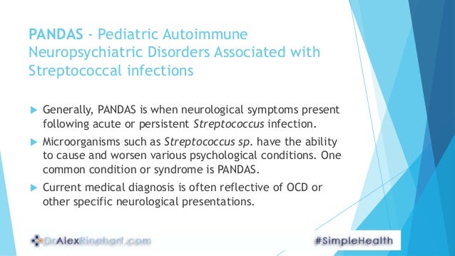 Pandas Pediatric Autoimmune Neuropsychiatric Pandas Pediatric Autoimmune Neuropsychiatric