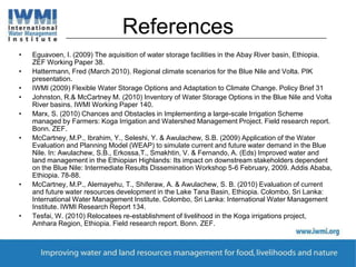 Rethinking water storage for agricultural adaptation to climate change in sub Saharan Africa