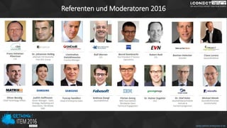 Referenten und Moderatoren 2016
www.rethink-enterprise-it.de
 
