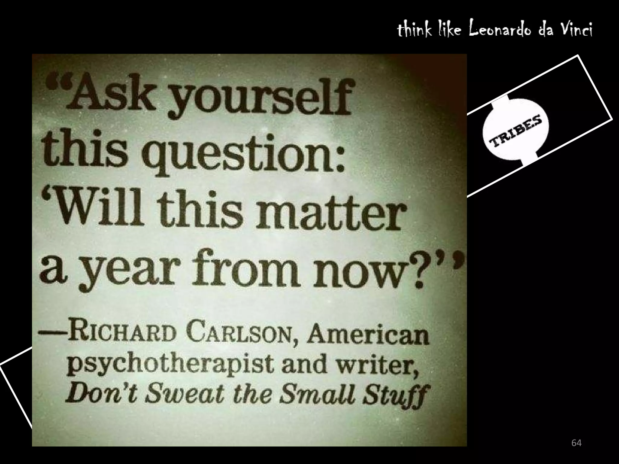 The need for new way of thinking
Aristotle (384-322 B.C.)

               Aristotle was the pupil of Plato and the tutor of Alexander the Great. Aristotle was a
very practical person. He developed the notion of "categories," which are really definitions. So
you might have a definition of a "chair" or a "table." When you come across a piece of
furniture, you have to judge whether that piece of furniture fits the definition of a chair. If
it does fit, you say it is a chair. The object cannot both be a chair and not be a chair at the
same time. That would be a "contradiction." On the basis of his categories and the
avoidance of contradiction, Aristotle developed the sort of logic we still use today (based
largely on "is" and "is not"). From Aristotle we get a type of logic based on identity and
non-identity, on inclusion and exclusion.


                                                                                               64
 