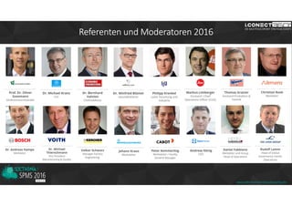 Referenten und Moderatoren 2016
www.rethink-smart-manufacturing.de
 
