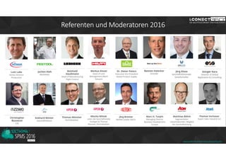 Referenten und Moderatoren 2016
www.rethink-smart-manufacturing.de
 