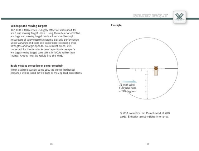Reticle Manual Vortex Golden Eagle Ecr 1