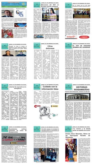 Retículas periódico diario Caluma 