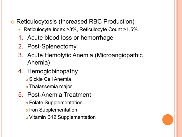 Reticulocyte Count PPT