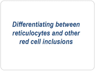 Reticulocytes