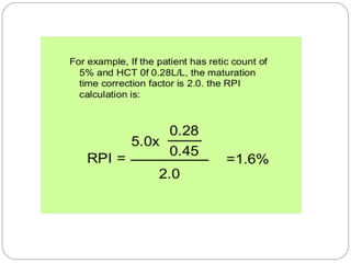 Reticulocytes