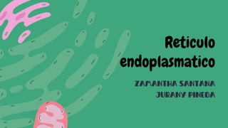 Reticulo
endoplasmatico
ZAMANTHA SANTANA
JURANY PINEDA
 