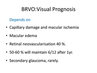 Seldom Visual Retina 2 hypertensive changes crvo crao dr.k.n.jha -01.06.16