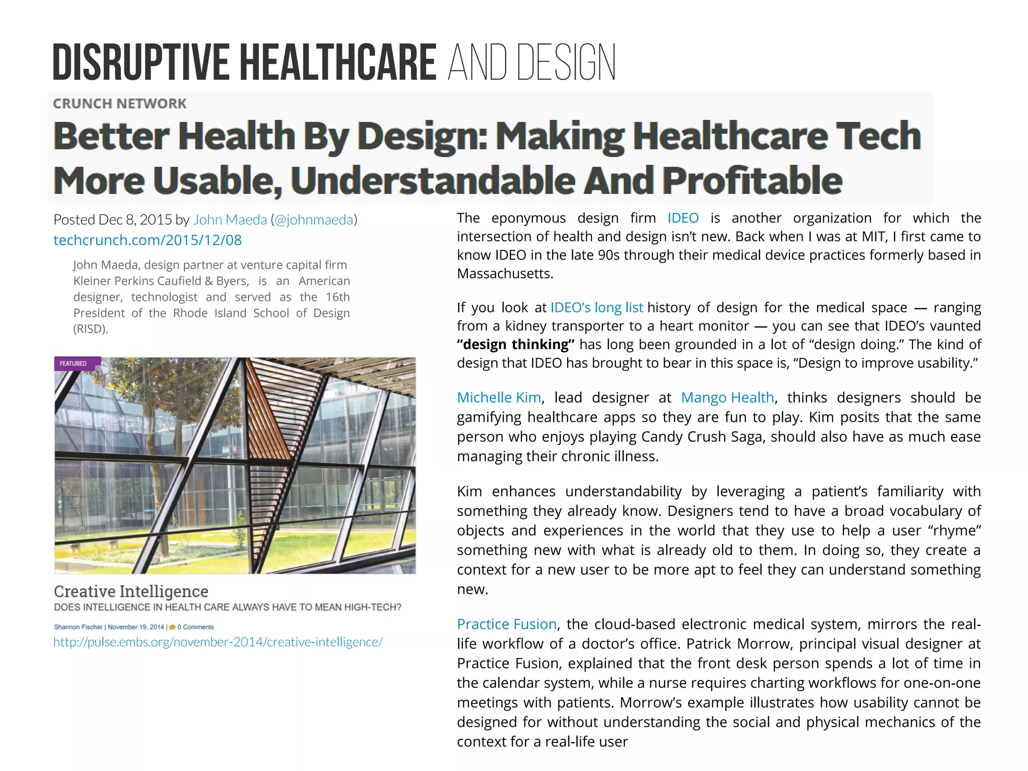 Enlitic is a startup that uses deep learning and image analysis to
help doctors make diagnoses and spot abnormalities in medical
images. For example, Enlitic could analyze medical images such
as X-rays, MRIs, or CT scans for trends in the data or anomalies
in individual images.
Cardiogram, an Apple Watch app, uses an algorithm to detect when
changes in a user’s heart rate may signal a serious health disorder.
The National Institutes of Health–funded AiCure app uses a
smartphone’s webcam and AI to autonomously confirm that
patients are adhering to their prescriptions: critical for people
with serious ailments and participants in clinical trials.
San Francisco–based startup Sense.ly has a slew of customers,
from the National Health Service to UC San Francisco, for its
virtual nurse, Molly. The interface uses machine learning to
support patients with chronic conditions between doctor’s visits.
Part of a larger effort to offer individuals targeted diagnoses
and treatments, Toronto startup Deep Genomics identifies
patterns in huge data sets of genetic information, looking for
mutations and linkages to disease.
Developing pharmaceuticals can take decades. Silicon Valley’s 
Atomwise speeds things up with supercomputers that root
out therapies from a database of molecular structures.
Meanwhile, Berg Health also mines data for clues about why
some people survive diseases—insights that can inform new
therapies.
Imagen is building a world without diagnostic errors. We are
beginning by applying the latest advances in computer vision
and machine learning to medical imaging. Each year hundreds of
millions of people across the world are misdiagnosed. Diagnostic
errors are a leading cause of patient harm and unnecessary
costs, making it one of the greatest problems in healthcare.
http://www.imagentechnologies.com/
Quantified Skin. Powered by Deep Learning. Our platform
analyzes the contextual and behavioral signals of users from
images and sensor data.
Total Equity Funding: $280.75k in 3 Rounds. Most Recent
Funding: $60.75 Thousand on January 1, 2014 / Undisclosed
Round
The summit will showcase the opportunities of advancing
methods in deep learning and their impact across healthcare &
medicine. Discover the deep learning tools & techniques set to
revolutionise healthcare applications, medicine & diagnostics
from a global line-up of experts. re-work.co
Healthcare AI companies #2
 