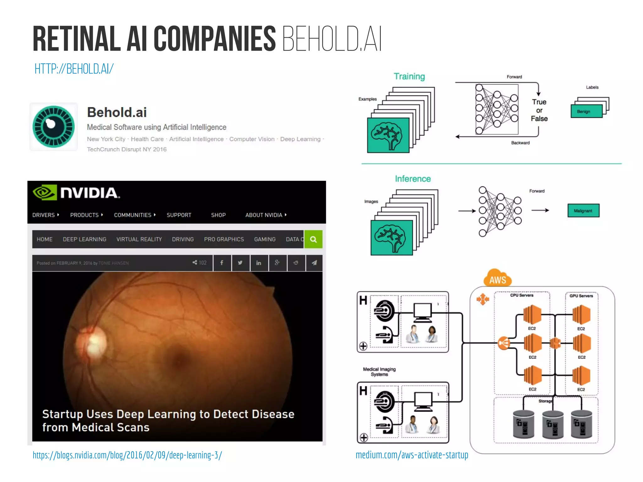 Retinal Alzheimer Prediction #2 NeuroVision
http://www.austinblanco.com/nvi/
Diagnostics player NeuroVision raised $10 million in a Series B round, a
portion of which was reserved for strategic investors.
Wildcat Capital Management led the round with $5 million and Leonard
Potter, the firm's chief investment officer and president, will join
NeuroVision's board of directors.
https://www.crunchbase.com/organization/neurovision-imaging#/entity
 