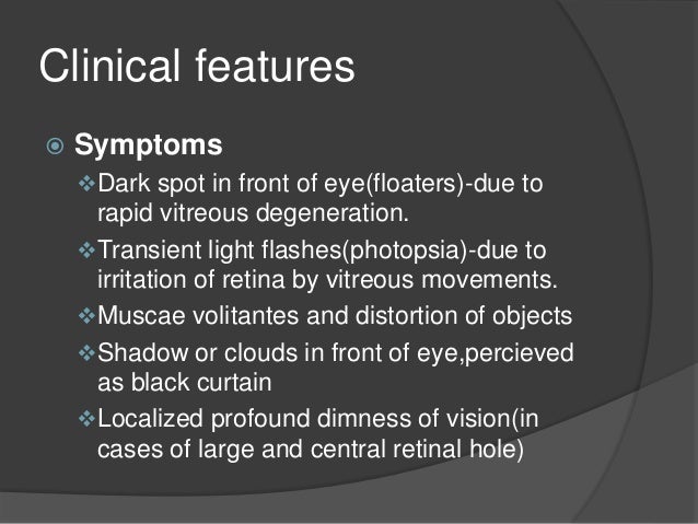 Rhegmatogenous Retinal Detachment