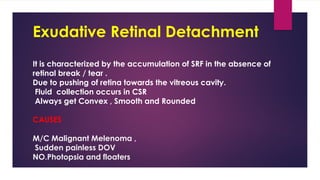 Retinal detachment & their management.pptx