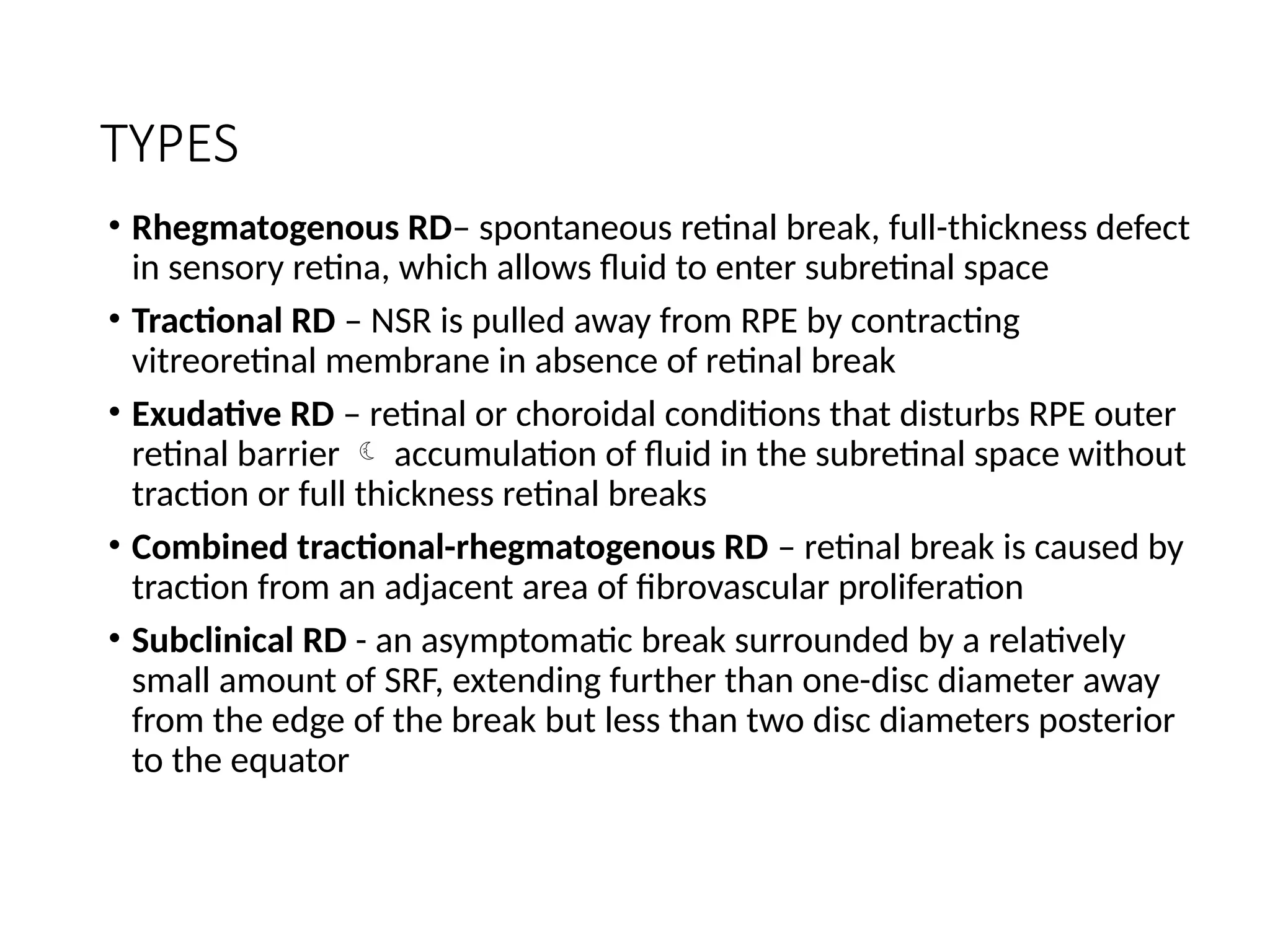 RETINAL DETACHMENT.pptxRetinal detachment is the separation of the ...