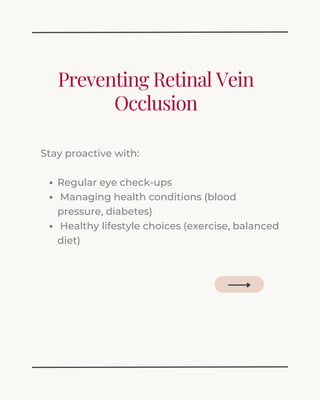Retinal Vein Occlusion (RVO) – What You Need to Know! | PDF