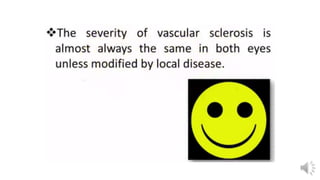 Retina vascular sclerosis