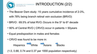 Retina veine occlusion magrabi ico cameroun .potx