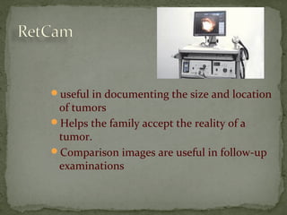 useful in documenting the size and location
of tumors
Helps the family accept the reality of a
tumor.
Comparison images are useful in follow-up
examinations
 
