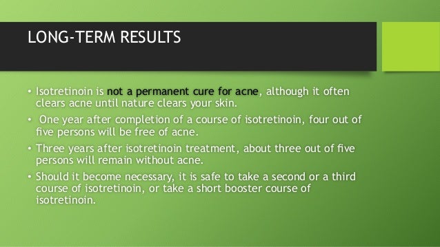Accutane Long Term Side Effects Depression