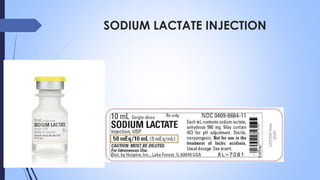 SODIUM LACTATE INJECTION
 