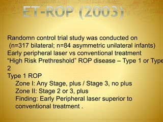 Retinopathy of prematurity | PPTX