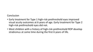Retinopathy of prematurity | PPTX