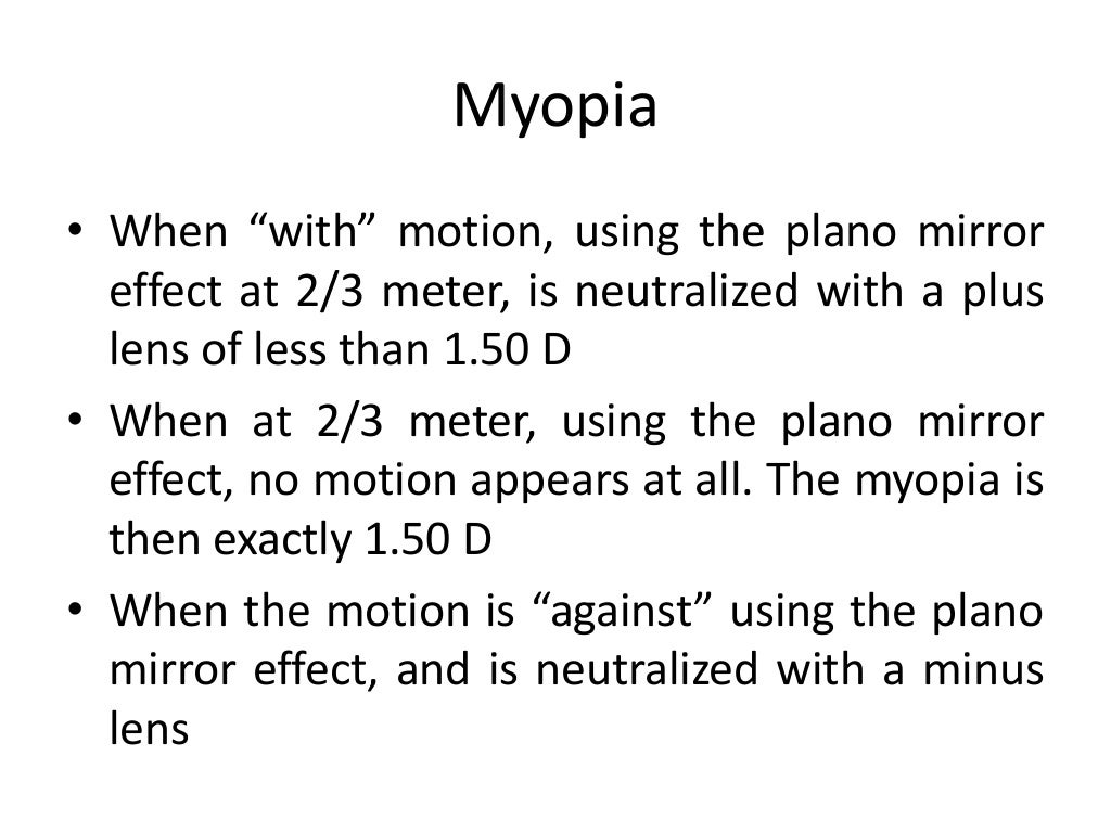 Retinoscope and retinoscopy