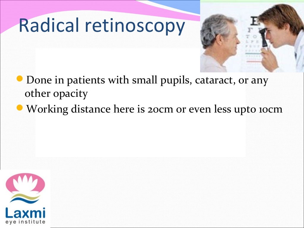Retinoscopy and its principles