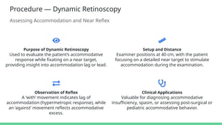 Dynamic Retionoscopy Retinoscopy from parsons. Retinoscopy indications | PPTX