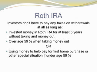 Breaking down the Basics of Retirement