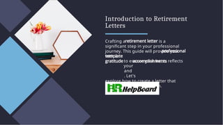 retirement-letter-template , Sample Retirement Letter to Employer | PPTX