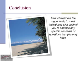Tax-Advantaged Savings Vehicles-- 401(k) Plans--Pretax contributionsDefer up to $16,500 of compensation (2010)Individuals age 50 or older can make additional “catch-up” contributions of $5,500 (2010)Funds grow tax deferred until withdrawnEmployer “match” is free moneyLimited to investment options offered by planDistributions made prior to age 59½ (age 55 in some circumstances) are subject to additional 10% premature distribution taxEmployee Contribution Limits: 401(k) Plans
