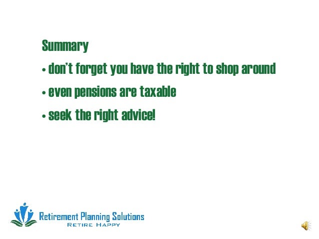 Retirement financial planning made easy == retirement options