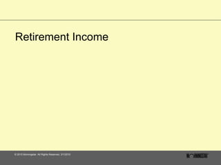 Retirement Income 