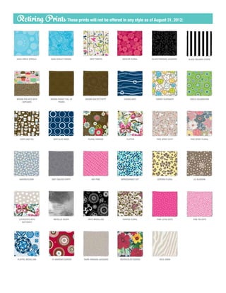 Thirty-One has announced the retirement list for the products and/or  patterns retiring when the Spring/Summer cata…