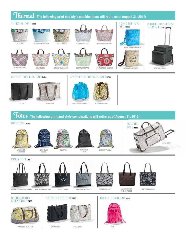 retired thirty one purses