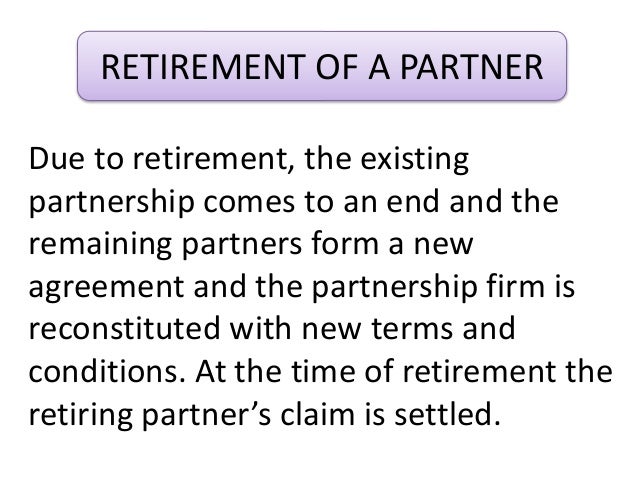 Retirement of a partner by N. Bala Murali Krishna
