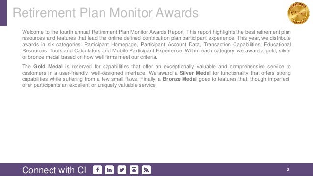 2016 monitor awards gold winners retirement