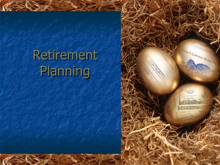 retirement planning ppt