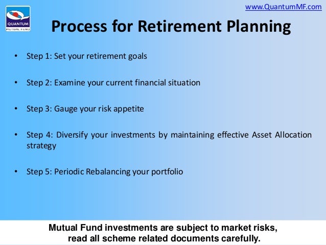 Retirement planning Its never too early or too late to start