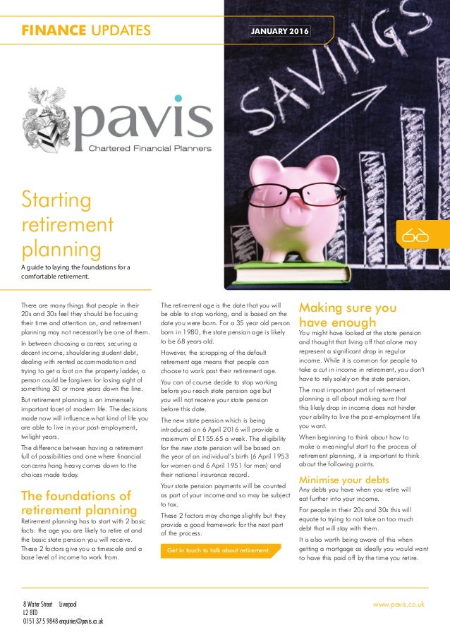 Retirement planning pdf