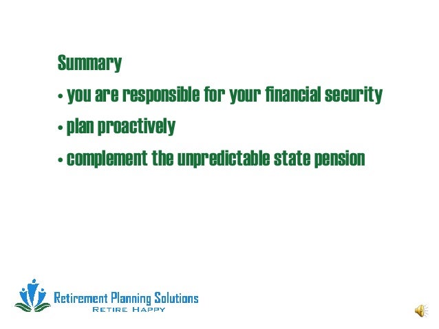 Retirement planning solutions == how to retire early