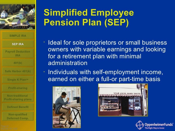 simplified employee pension plan for small business