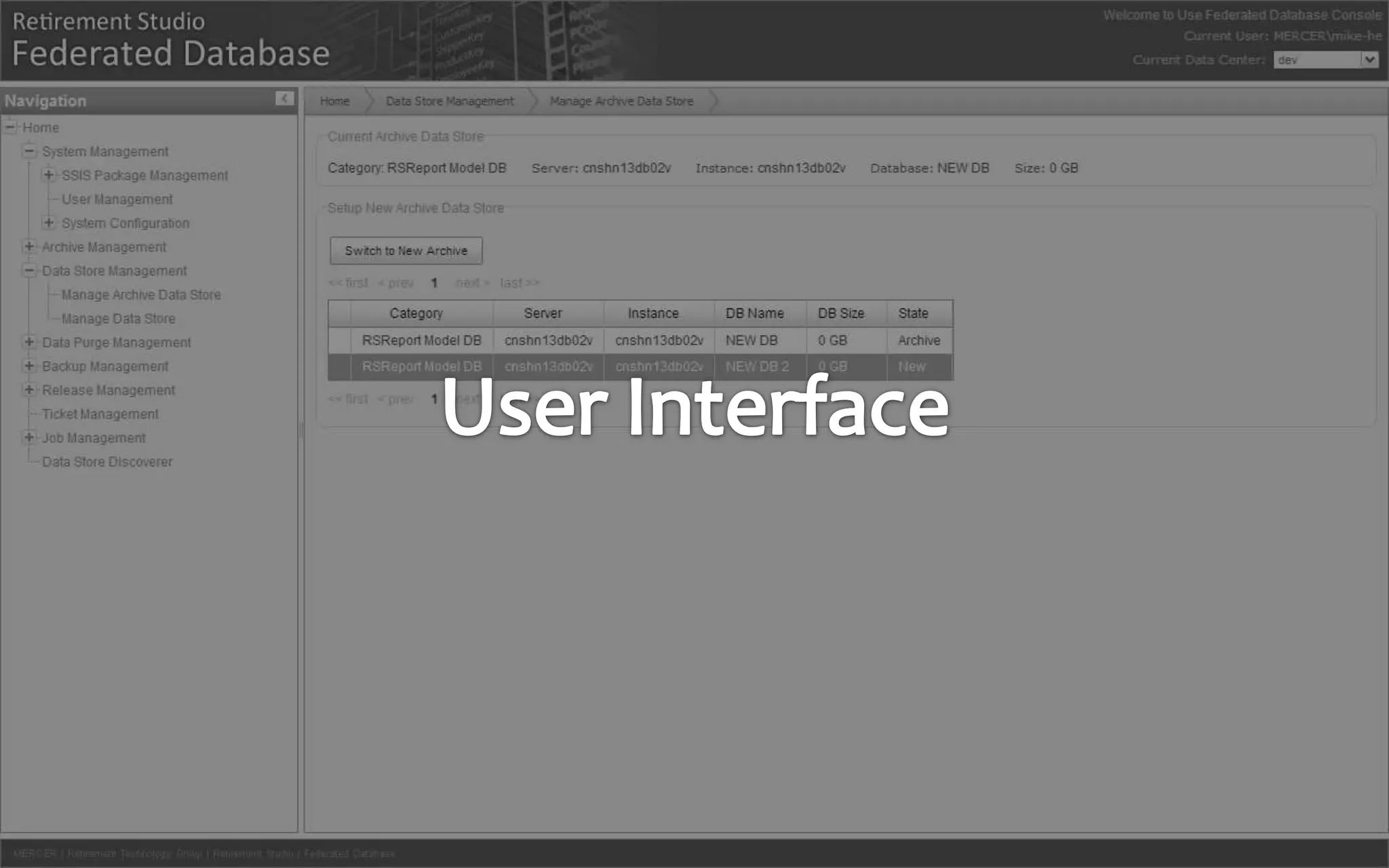 User Interface