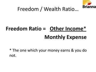 Let’s Get a Little Practical…Job EarningsOther IncomeMonthly Expense Lets See what Robert has to say on this one…3 Types of Income
