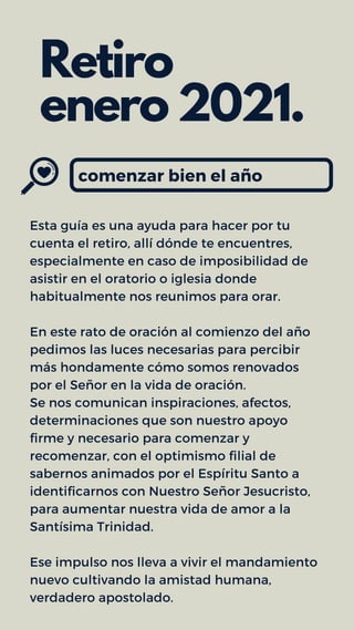 Retiro de enero #DesdeCasa