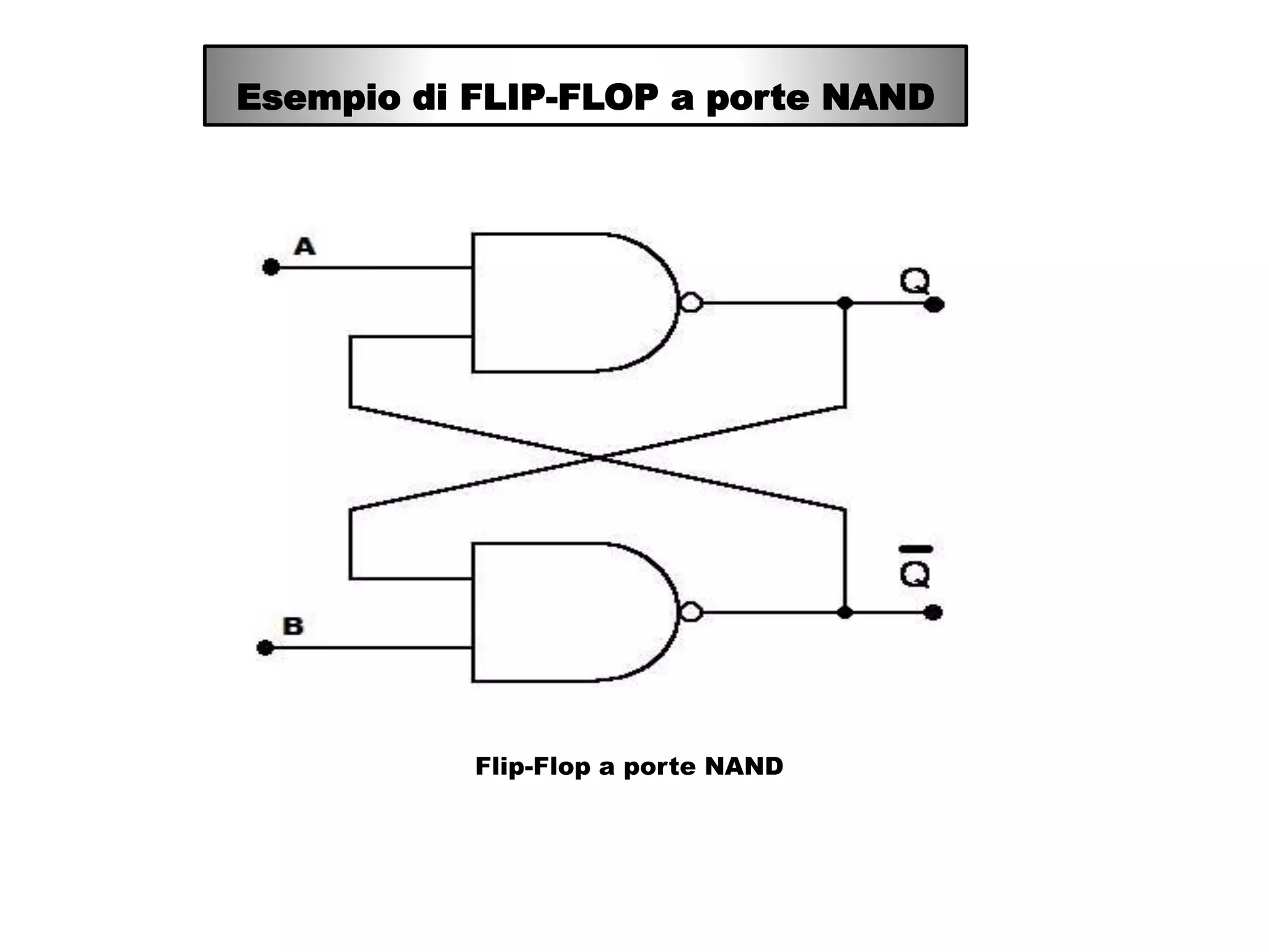Reti Set Reti sequenziali (Flip-Flop Set-Reset) | PPTX