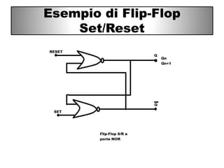 Reti sequenziali (Flip-Flop Set-Reset) | PPTX