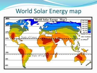 World Solar Energy map
 